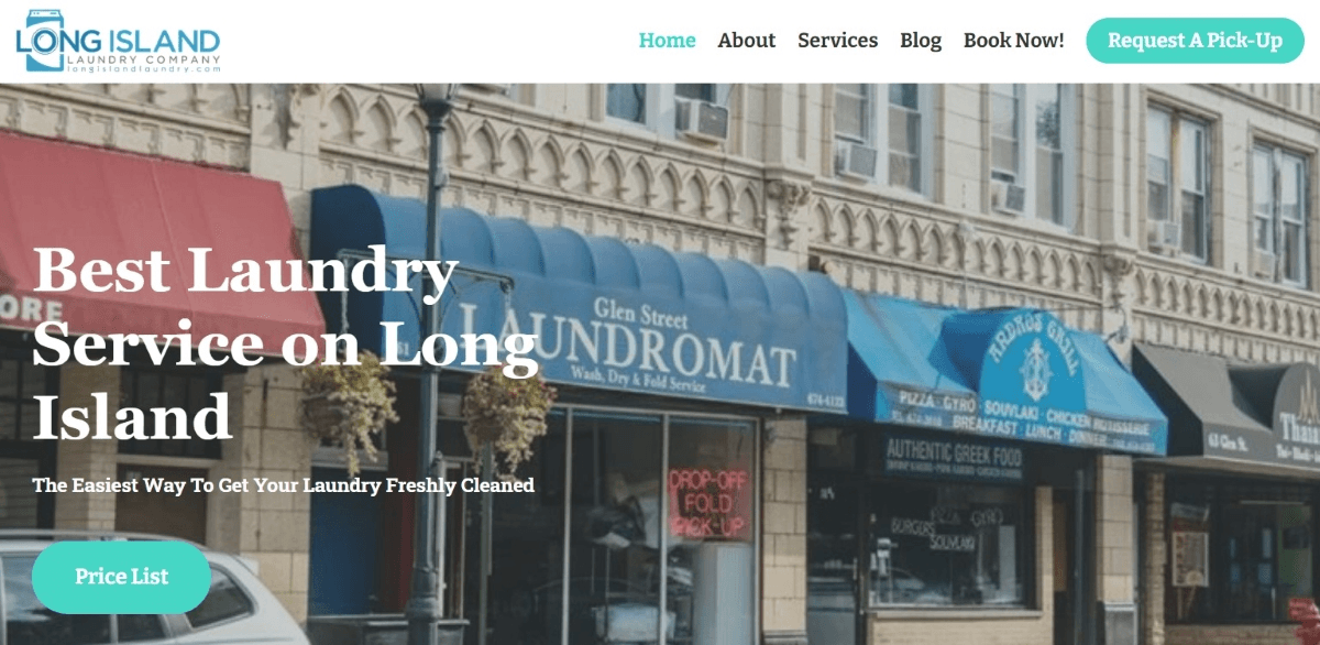 Strikingly User's Website Long Island Laundry Page Strikingly User's Website Long Island Laundry Page